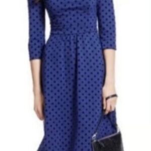 Boden fit and flare with polka dots, size 8L